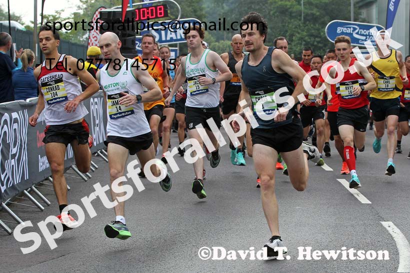 2021 Great North 10k, Gateshead. Photo: David T. Hewitson/Sports for All Pics